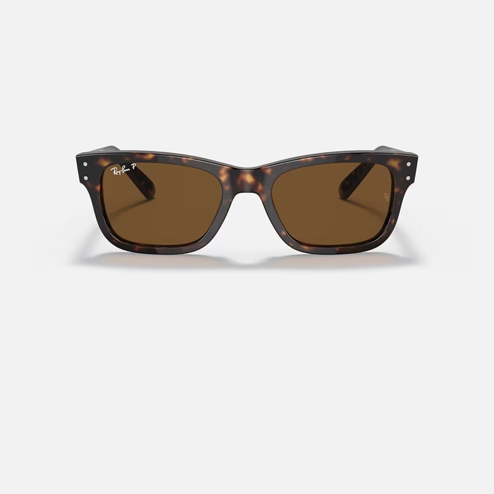Ray-Ban RB2283 Mr. Burbank Polarized Sunglasses - Polished Havana Brown